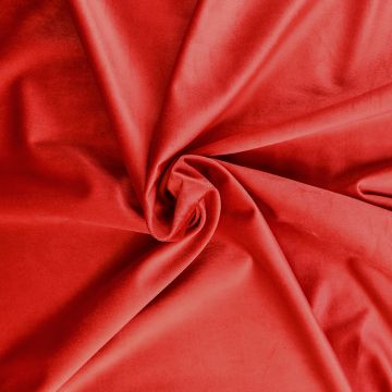 High Velvet Fabric Red 150cm