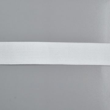 Elastic Bundles White 25mm x 2.5mt