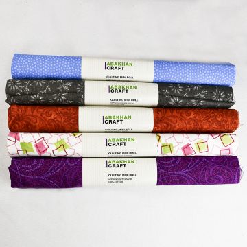 Assorted Quilting Mini Rolls Pack of 5  Assorted 