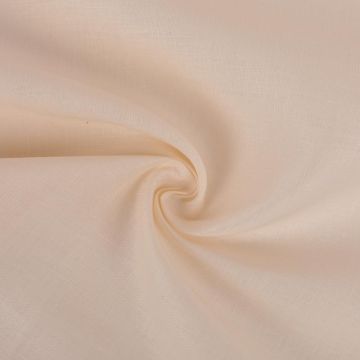 Plain 14s Linen Fabric 03 Cream 138cm