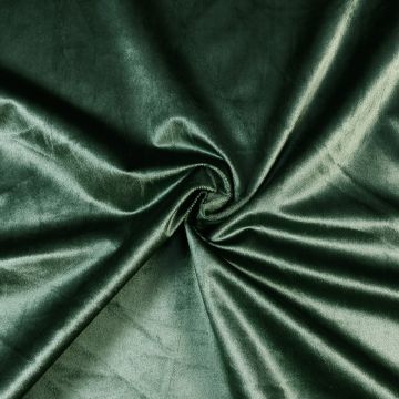 Plain Curtain Velvet Fabric 34 Green 150cm