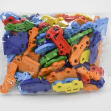 Bag of Shaped Buttons Cars and Trucks Assorted 100g