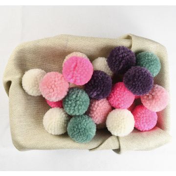 Rico Yarn Pompon Set of 24 Jolly Pastel Mix 