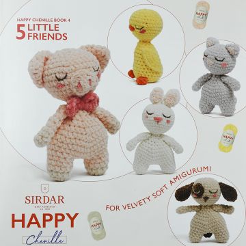 Sirdar Happy Chenille Book 4 Little Friends  