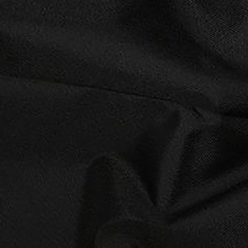 Soft PU Coated Water Repellent Fabric Black 145cm