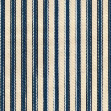 Canvas Ticking Stripe Fabric Marine 137cm