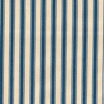 Canvas Ticking Stripe Fabric Denim 137cm