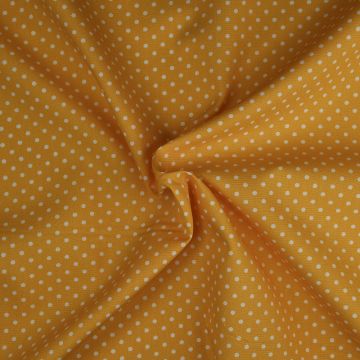 Spot Print Cotton Fabric Yellow 112cm