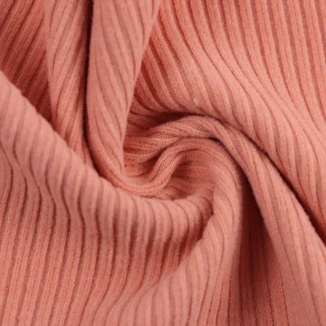 Chunky Rib Knit Fabric 5 Pink 145cm