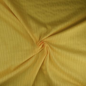Cotton Dobby Jacquard Fabric C201-14 Yellow 148cm