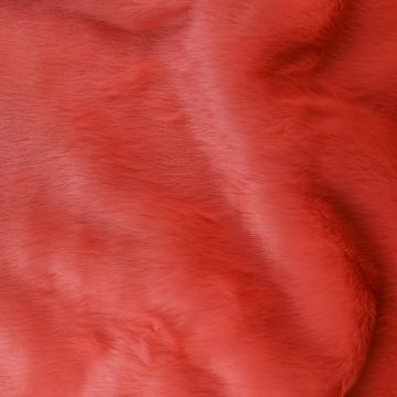 Luxe Faux Fur Fabric Flamingo 150cm