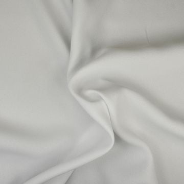 Crepe Fabric White 150cm