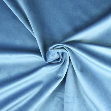 London Curtain and Upholstery Velvet Turquoise 145cm