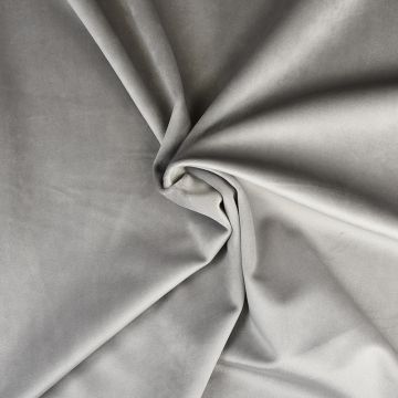 London Curtain and Upholstery Velvet Dove Grey 145cm