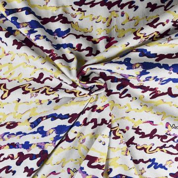 Print Cotton Jersey Fabric Design A-4 150cm