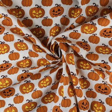 Pumpkins Fabric Orange 110cm