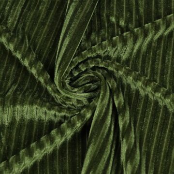 Hi Lo Striped Velvet Fabric 160cm