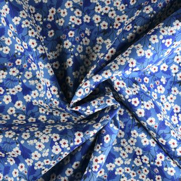 Liberty Mitsi Tana Lawn Fabric Blue 137cm