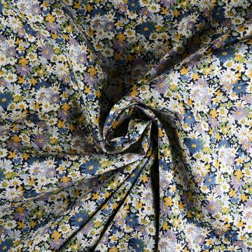 Liberty Libby Tana Lawn Fabric Yellow 137cm