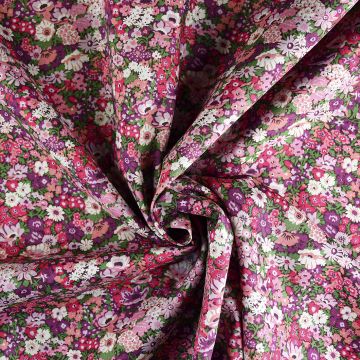 Liberty Thorpe Hill Tana Lawn Fabric Pink 137cm