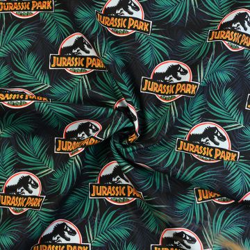 Jurassic Park Logo Fabric Multi 110cm