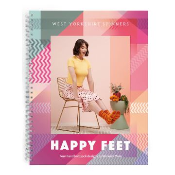 WYS Happy Feet Socks Book in Signature 4 Ply  Various