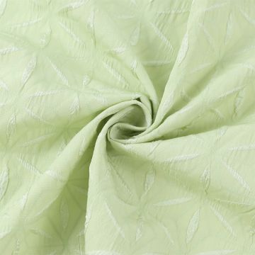 Geometric Poly Spandex Woven Jacquard Fabric   Green Green 145cm