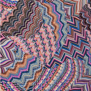 Aztec Viscose Jersey Fabric 170 Purple 150cm