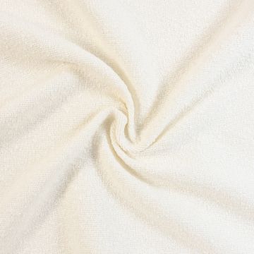 Snow Boucle 100% Polyester Curtain Fabric Snow 140cm