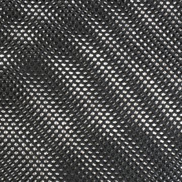 Diamond Fishnet Polyester Rayon Fabric Black 160cm