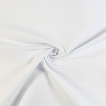 Bengaline Viscose Stretch Fabric White 145cm