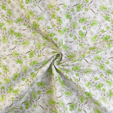 Debbie Shore A Country Walk Blossom Fabric Off White 110cm