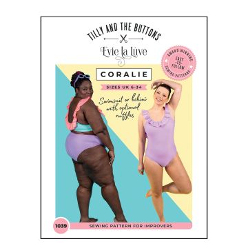 Tilly and the Buttons Sewing Pattern  1039 Coralie Swimsuit and Bikini  6-34