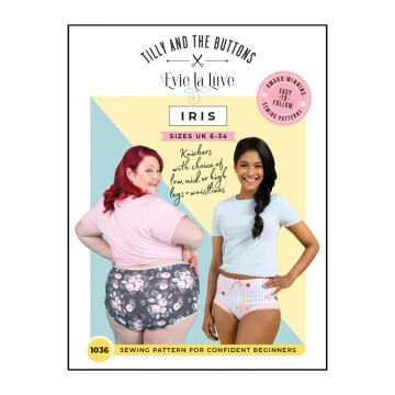 Tilly and the Buttons Sewing Pattern 1036 Iris Underwear  6-34