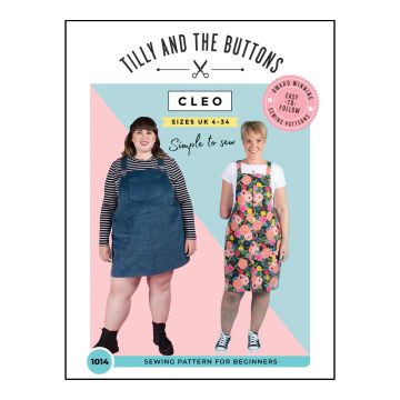 Tilly and the Buttons Sewing Pattern 1014 Cleo Dungaree Dress 6-34