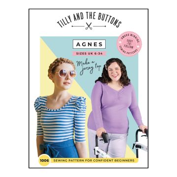 Tilly and the Buttons Sewing Pattern 1006 Agnes Jersey Top  6-34