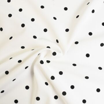 Spot Polyester Crepe Fabric Cream 150cm