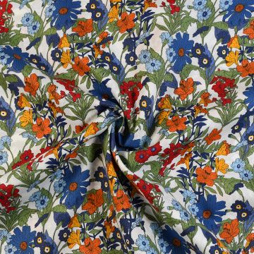 Peter Horton Floral Explosion Pima Cotton Lawn Fabric D Multi 140cm