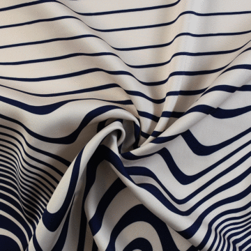 Italian Odyssey Stretch Viscose Fabric Blue 150cm