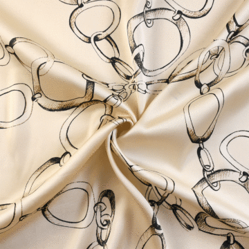 Italian Polyester Soft Satin Fabric Various Designs