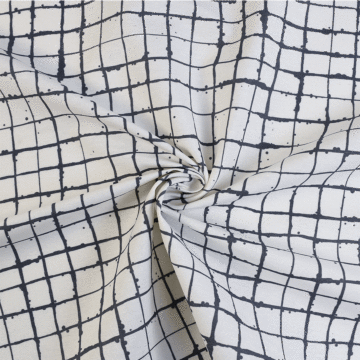 Swirls Soft Touch Textured Tablecloth Fabric Black White 140cm