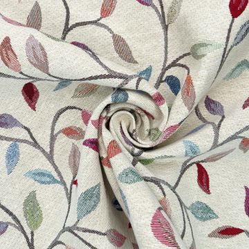Beaufort Cotton Polyester Tapestry Curtain & Upholstery Fabric Multi 140cm