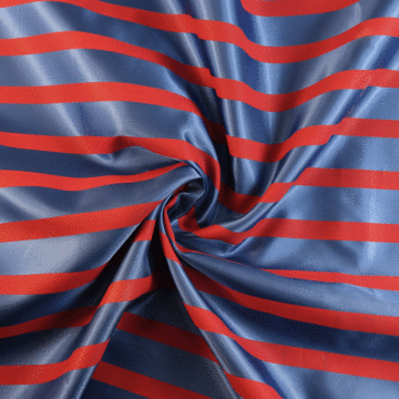 Stripe Acetate Viscose Lining Fabric Royal Wine 150cm