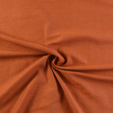 Viscose Linen Elastane Jersey Fabric Pumpkin 155cm