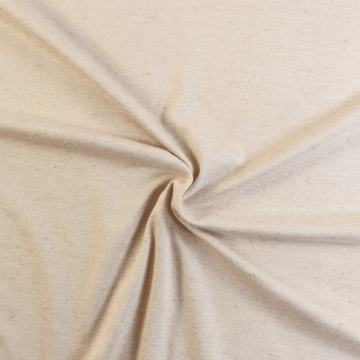 Viscose Linen Elastane Jersey Fabric Sand 155cm