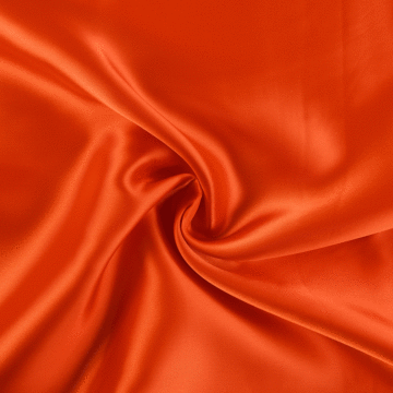 Italian Cupro Lining Fabric 16 Orange 142cm