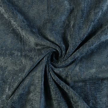 Washed Corduroy Polyester Stretch Fabric 006 Petrol 150
