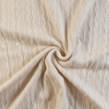 Knitted stretch Viscose Fabric 510 Off White 155