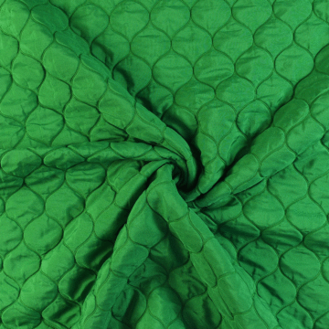Quilting Diamond Polyester Fabric 240 Green 138