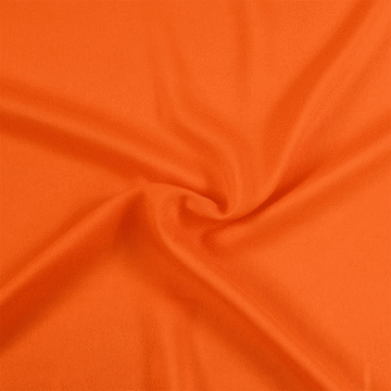 Viscose Challis Fabric Orange 137cm